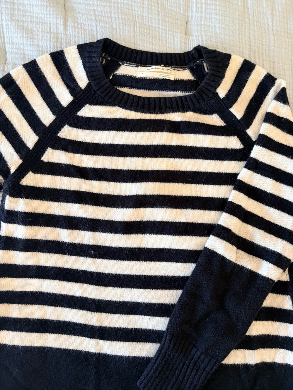 Anthropologie Black & White Sweater